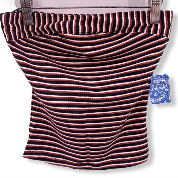 Free People stripe tube top XS new with tag - Picture 3 of 6